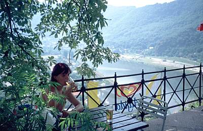 Biergarten auf Schreckenstein