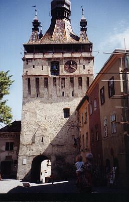 sigisoara stundturm in altstadt