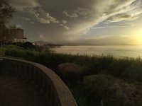 2022-10-17-18h53m46  Abends in Biarritz - einfach surreal der Anblick