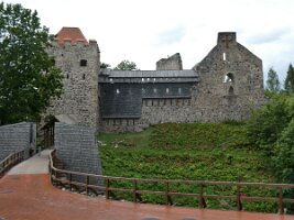 2025-08-05-15h40m35  Festung der Schwertbrüder in Turaida / Lettland